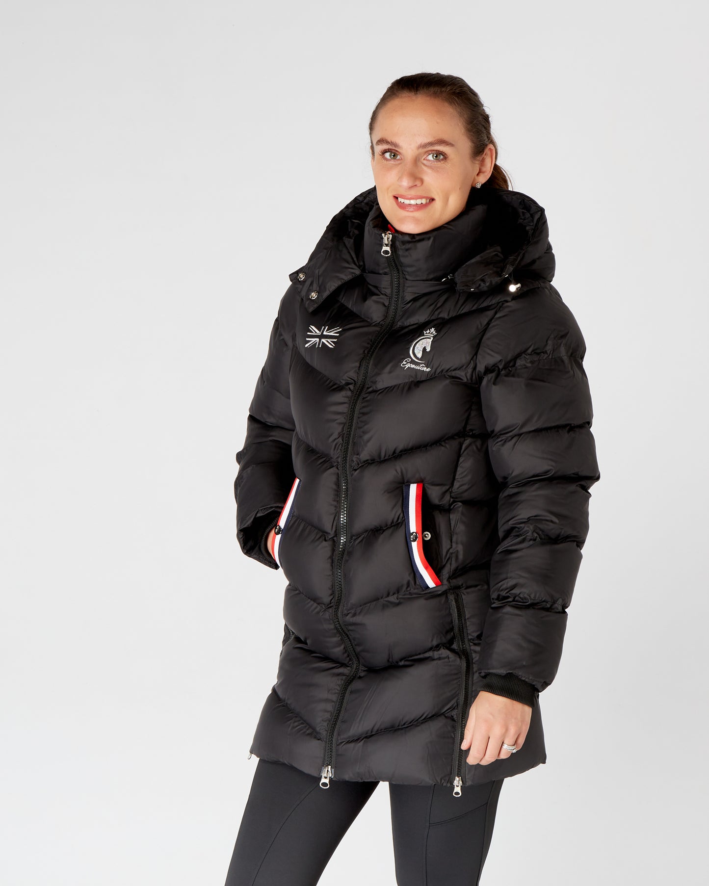 Exclusive Long Black Puffer Coat / Jacket 1.0 - Detachable Hood