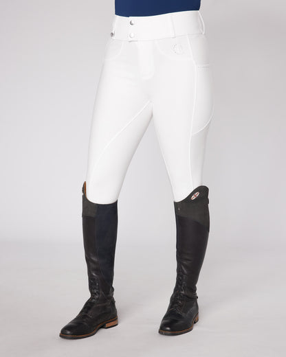 Premium Hybrid Breeches - PURE WHITE (NO GRIP)