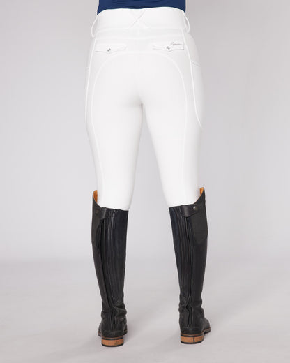 Premium Hybrid Breeches - PURE WHITE (NO GRIP)