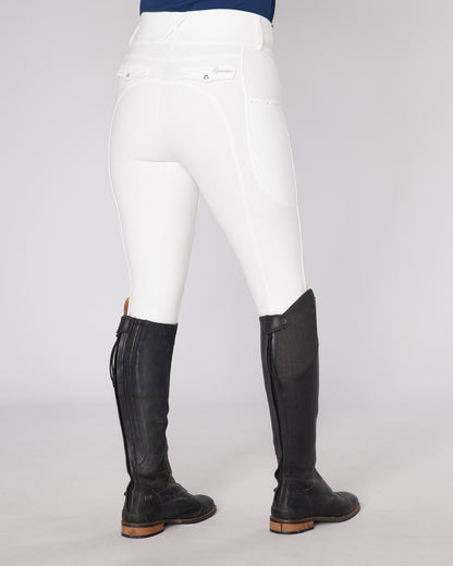 Premium Hybrid Breeches - PURE WHITE (NO GRIP)