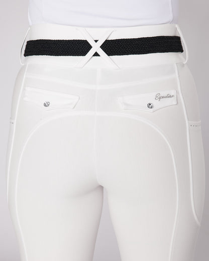 Premium Hybrid Breeches - PURE WHITE (NO GRIP)