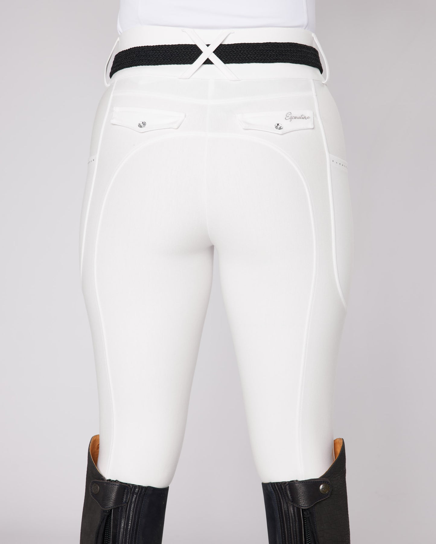 Premium Hybrid Breeches - PURE WHITE (NO GRIP)
