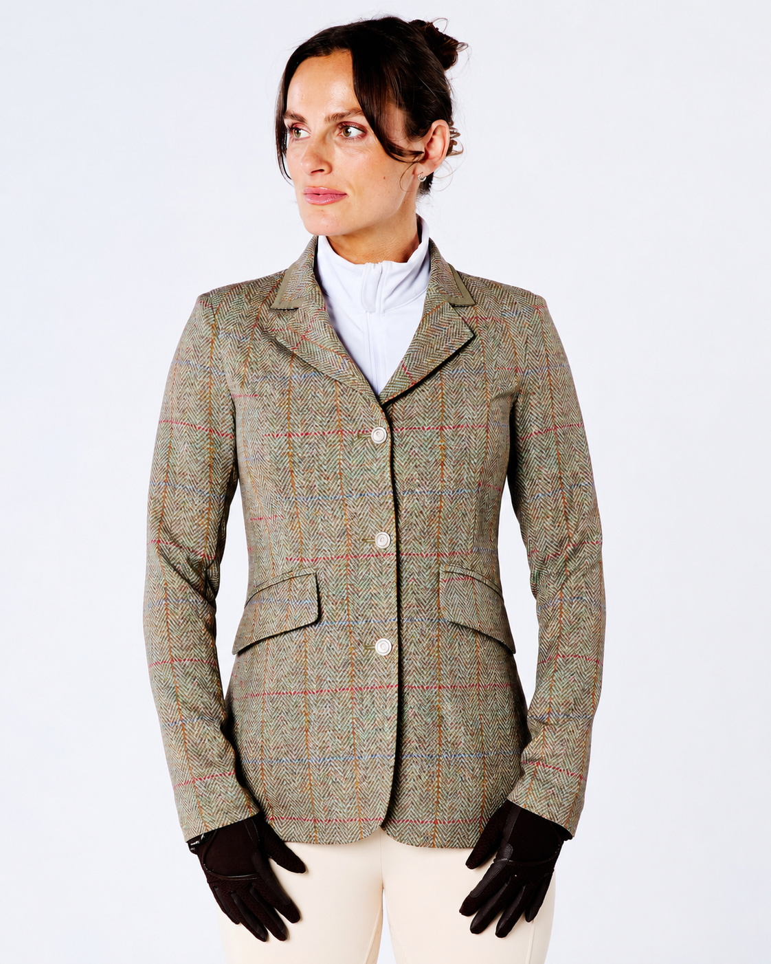The LISSYEGAN Lightweight Tweed Effect Show Jacket