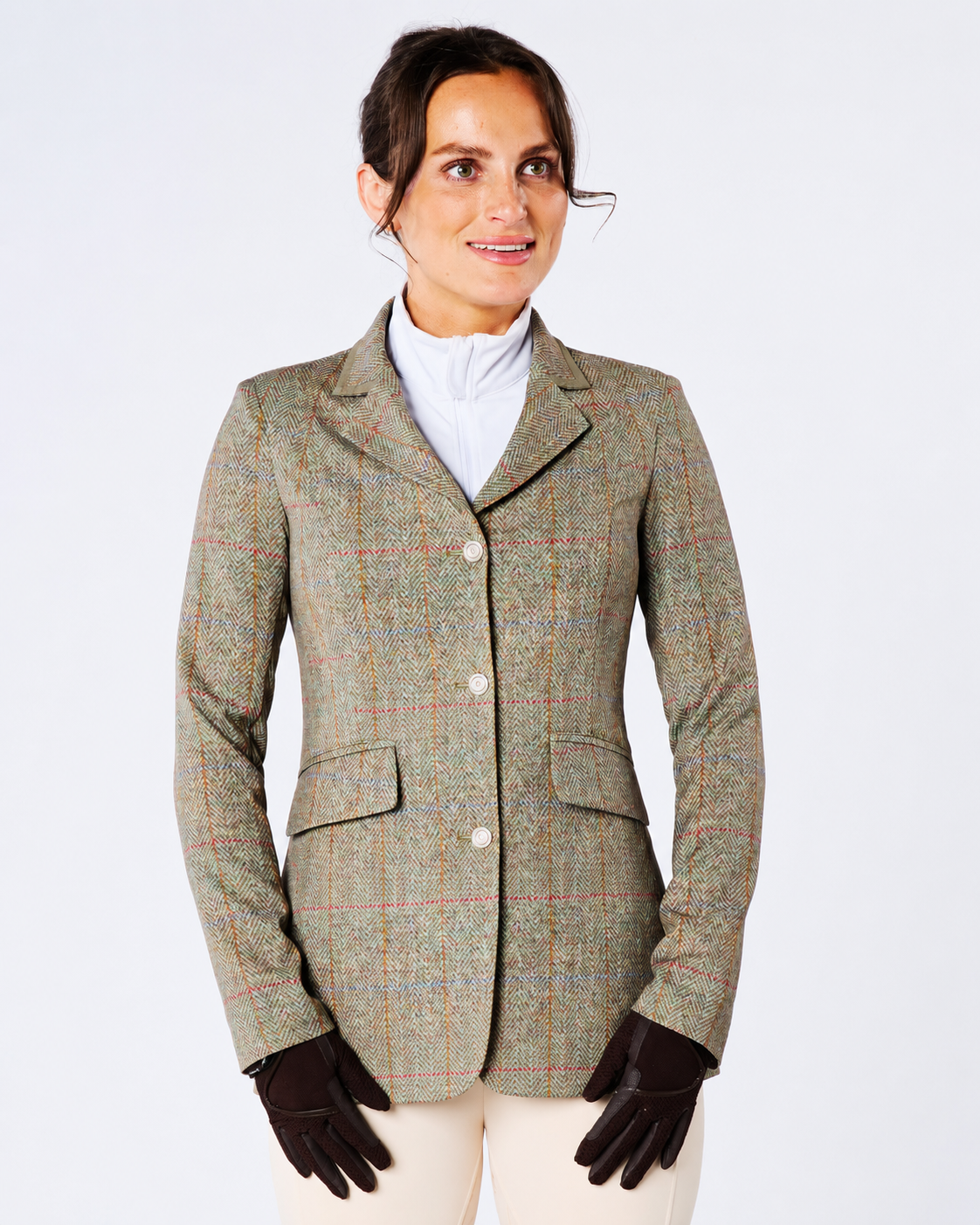 The LISSYEGAN Lightweight Tweed Effect Show Jacket