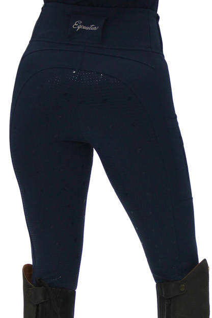NEW Originals 2.0 Navy Riding Leggings / Tights with Phone Pockets - Midnight Navy