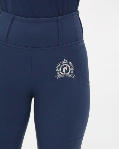 NEW Originals 2.0 Navy Riding Leggings / Tights with Phone Pockets - Midnight Navy