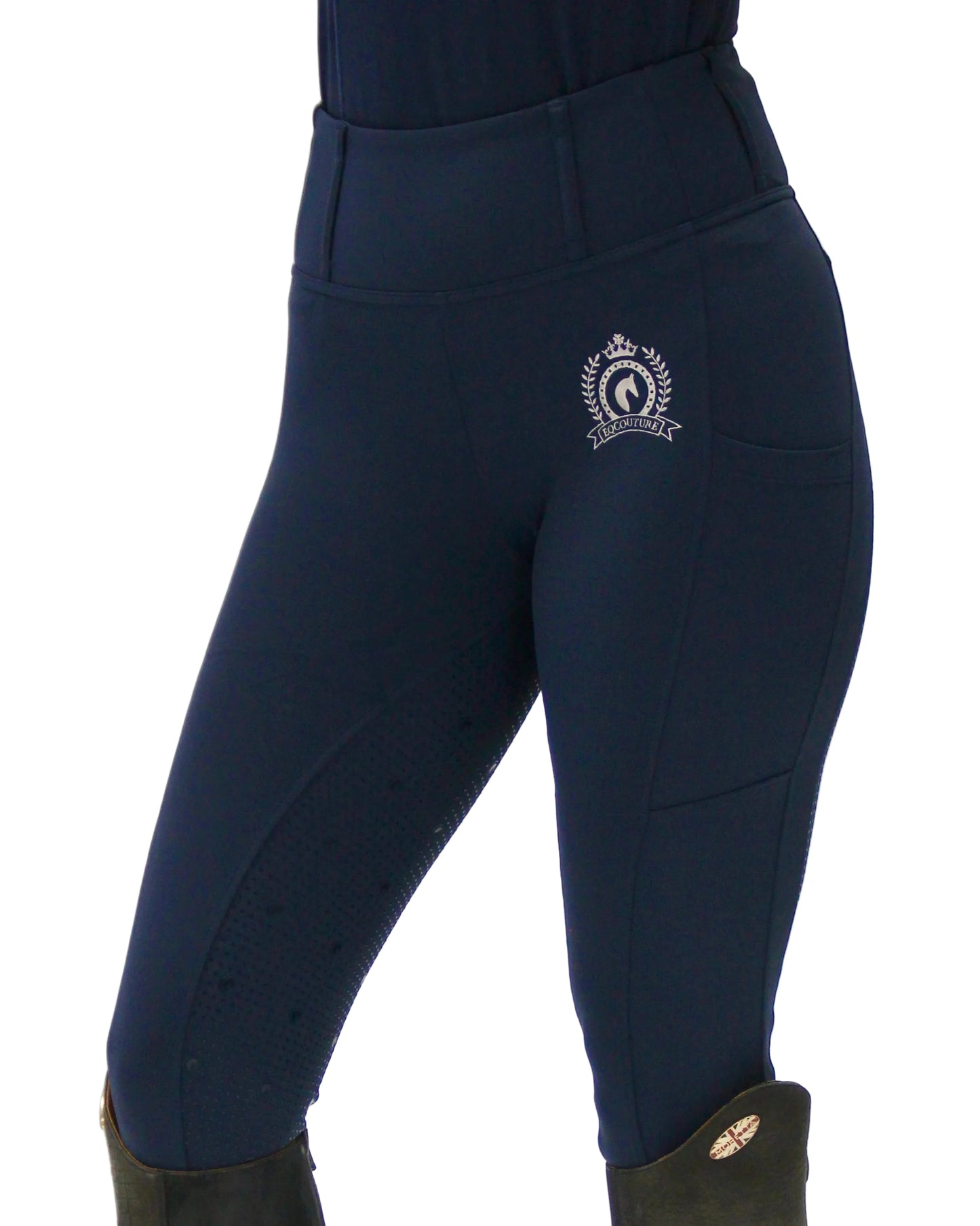 NEW Originals 2.0 Navy Riding Leggings / Tights with Phone Pockets - Midnight Navy