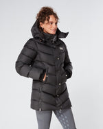 Load image into Gallery viewer, Exclusive Long Black Puffer Coat / Jacket 3.0 - Detachable Fur &amp; Hood
