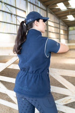 Load image into Gallery viewer, Country Chic Fleece Gilet - NAVY
