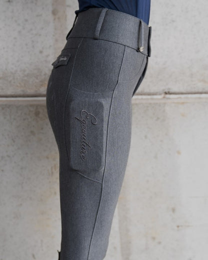 Premium Hybrid Breeches - GRAPHITE GREY (NO GRIP)