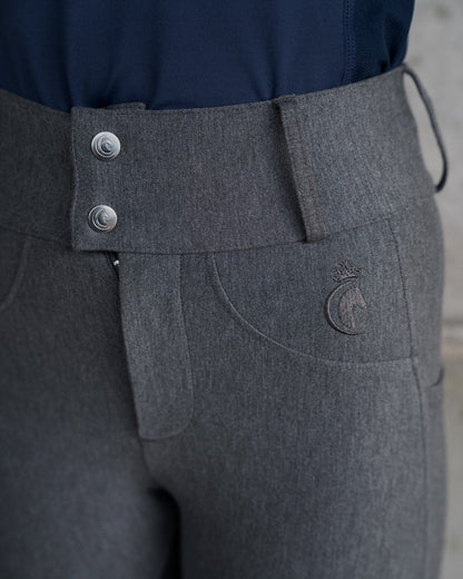Premium Hybrid Breeches - GRAPHITE GREY (NO GRIP)