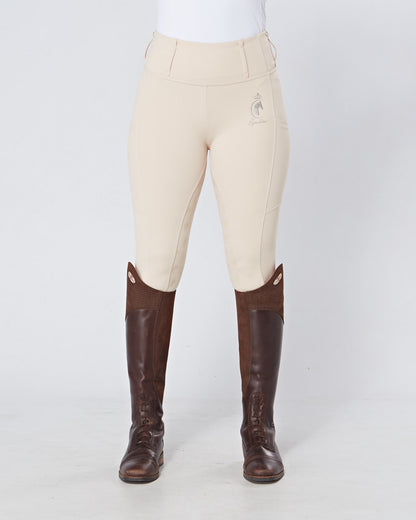 ORIGINALS Cream Horse Riding Competition Tights / Leggings  - CORNISH CREAM