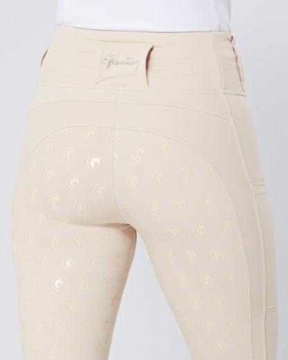 ORIGINALS Cream Horse Riding Competition Tights / Leggings  - CORNISH CREAM