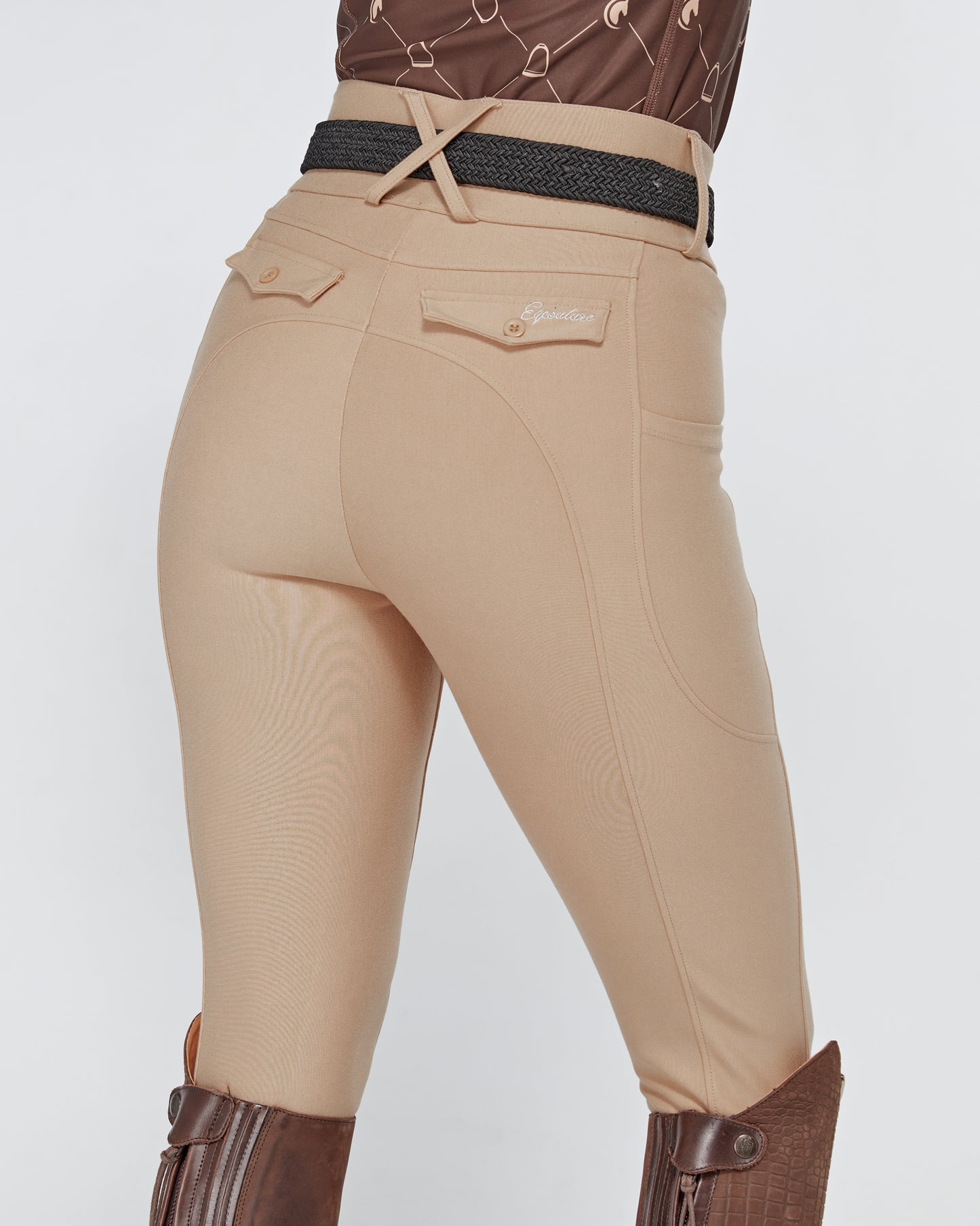 Premium Hybrid Breeches - DEEP SAND (NO GRIP)