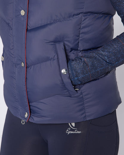 Exclusive Navy Team Puffer Gilet - Detachable Hood