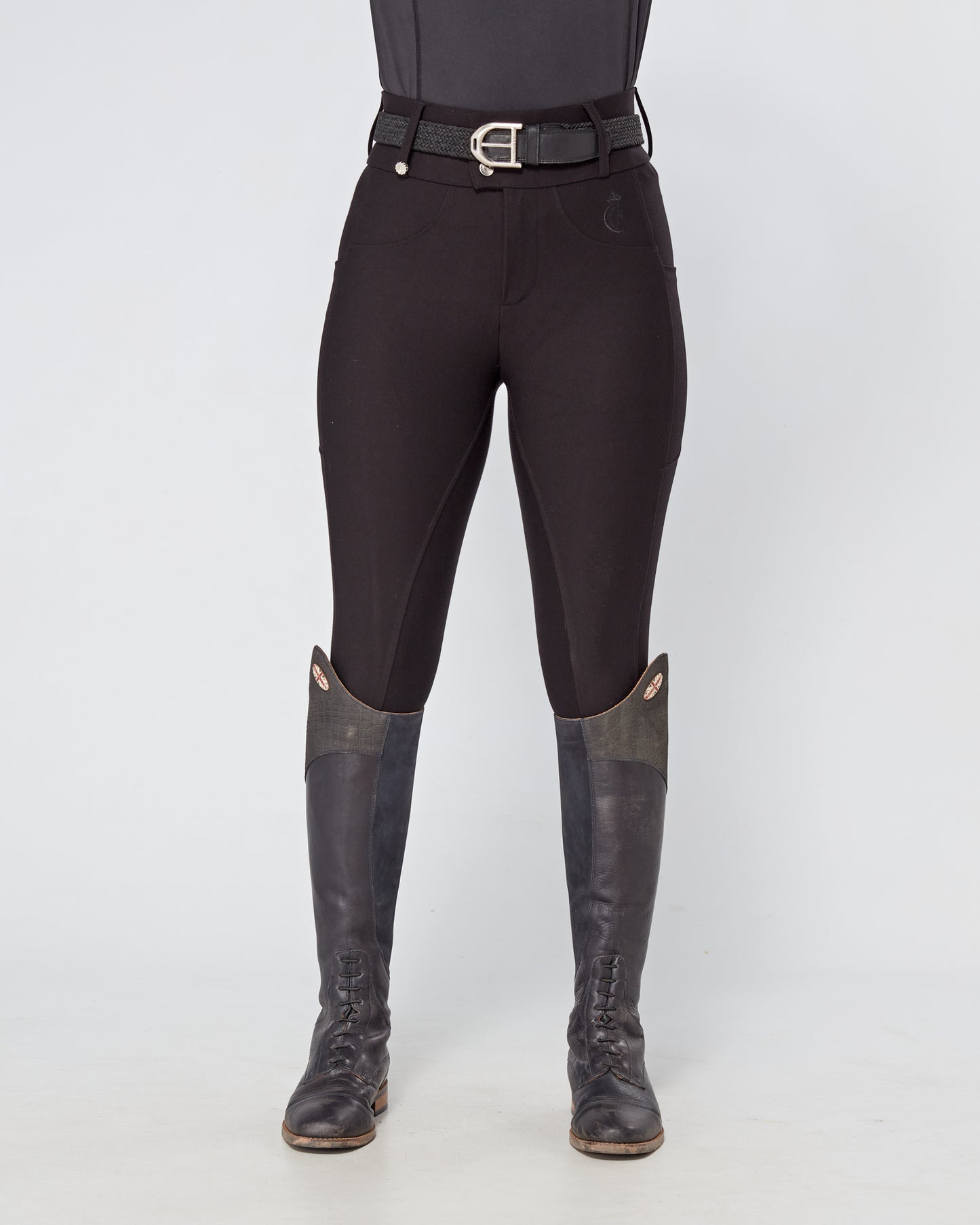 Premium Hybrid Breeches - CLASSIC BLACK (NO GRIP)