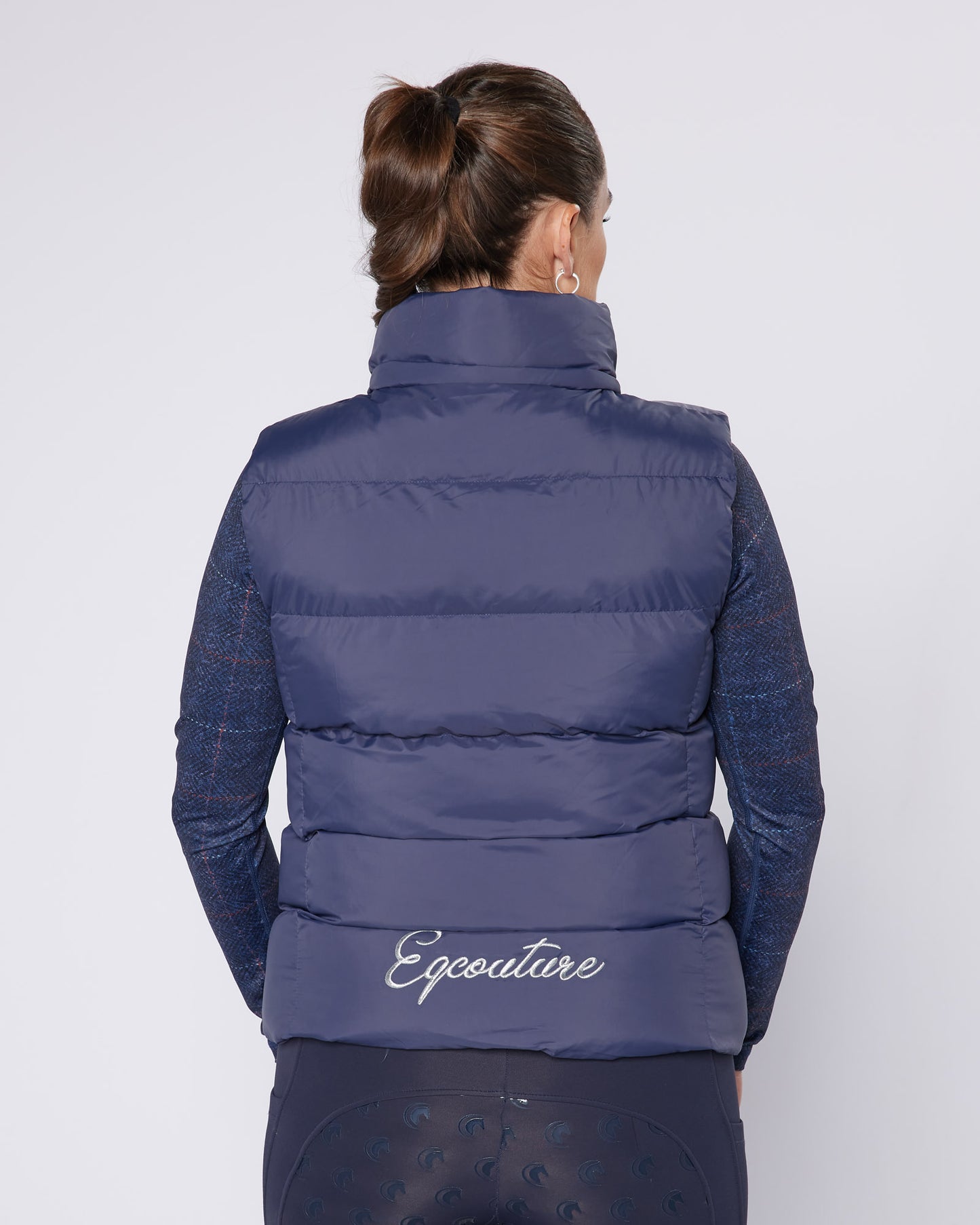 Exclusive Navy Team Puffer Gilet - Detachable Hood