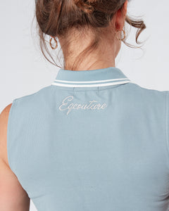 EQC Polo Shirt Sleeveless - POWDER BLUE