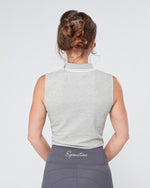 Load image into Gallery viewer, EQC Polo Shirt Sleeveless - GREY MARL
