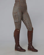 Load image into Gallery viewer, Couture By Eqcouture - Tweed Effect Riding Leggings
