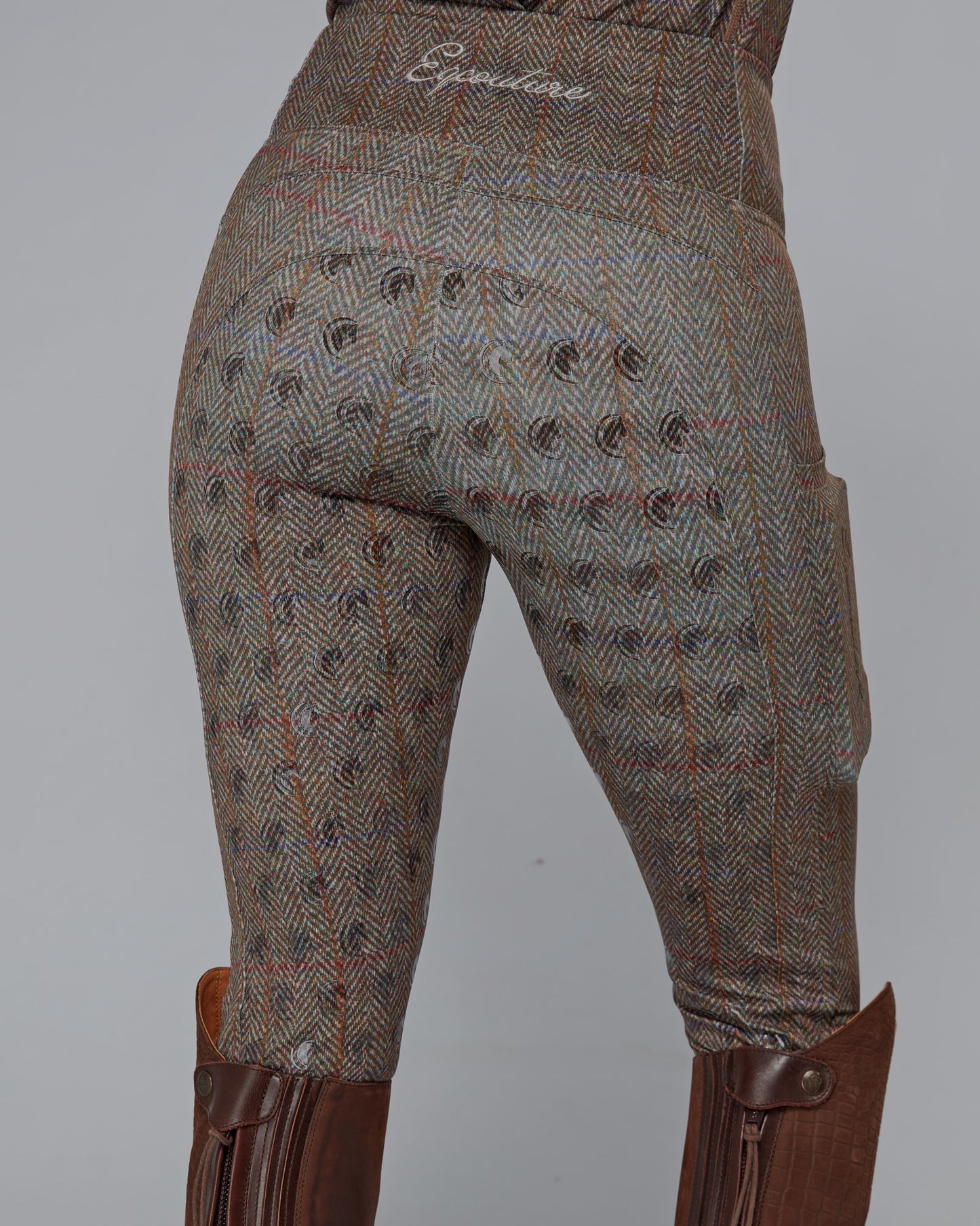 ALL-SEASON Tweed Effect Riding Leggings - Full Grip