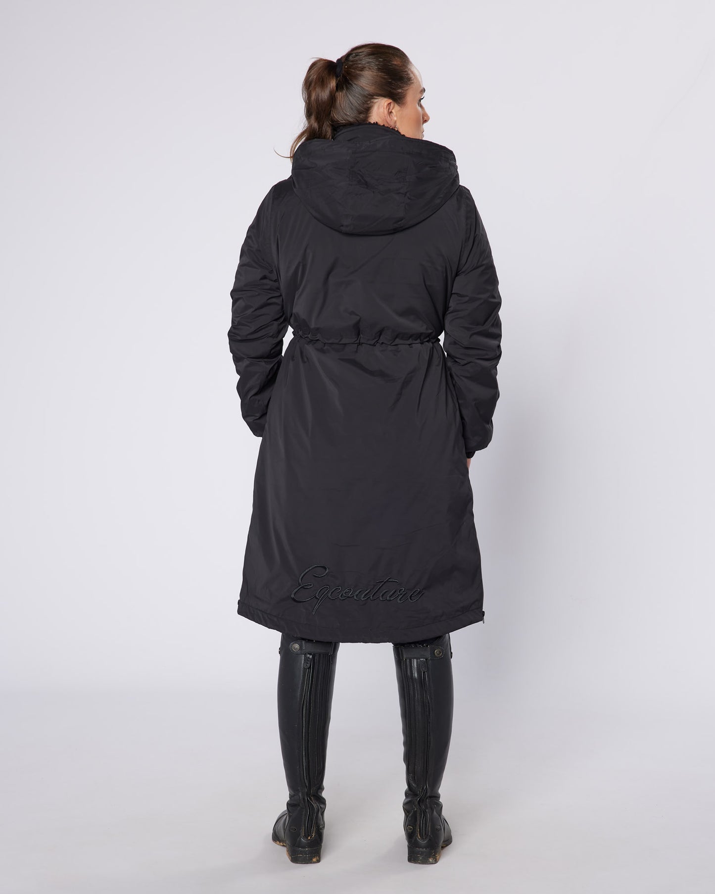 DryStyle Waterproof Fleece Lined Coat - Matte Black