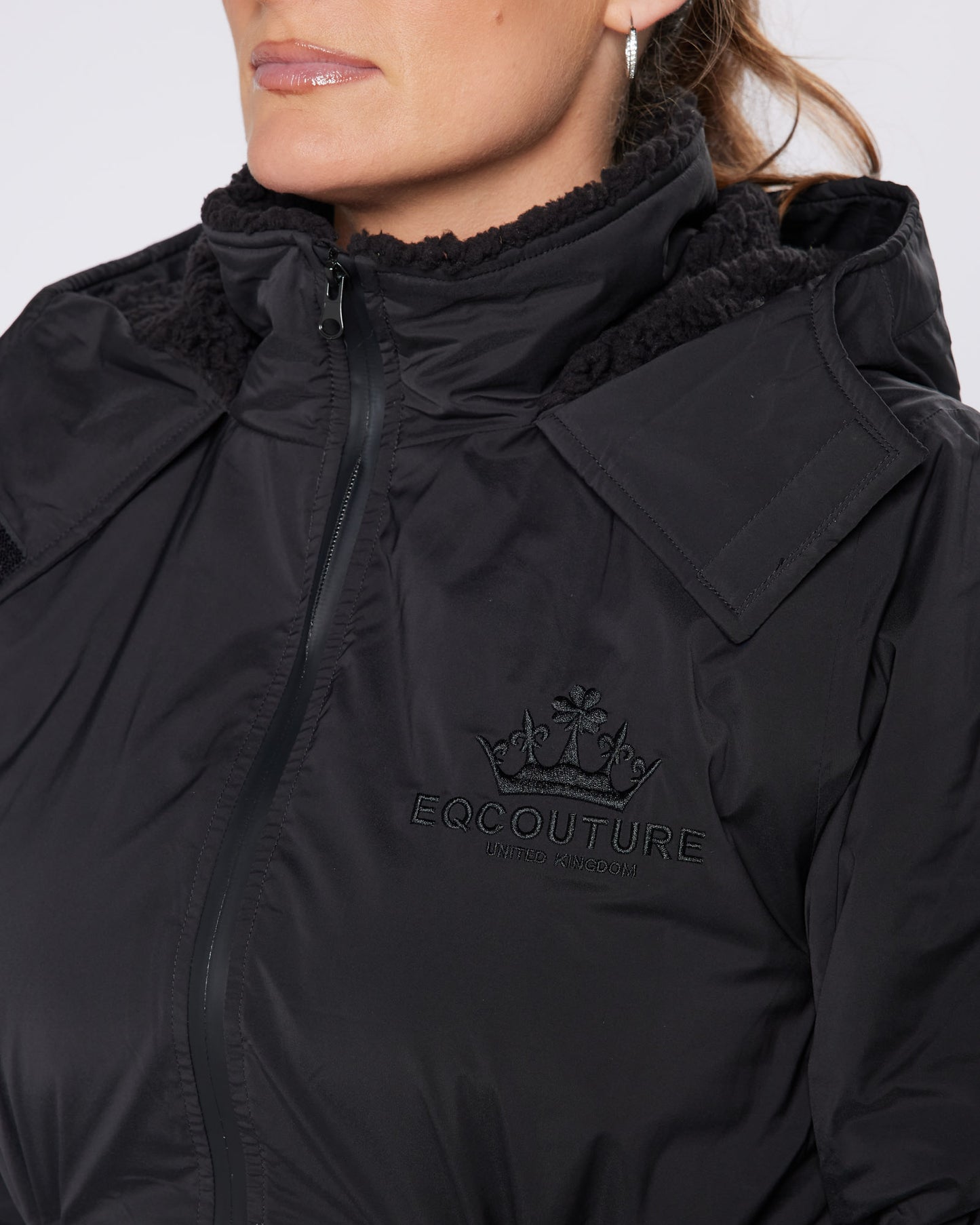 DryStyle Waterproof Fleece Lined Coat - Matte Black