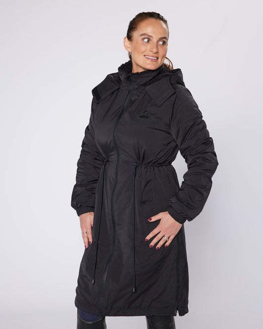 DryStyle Waterproof Fleece Lined Coat - Matte Black