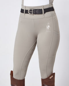 Competition Full Seat Riding Leggings / Tights - SHOWJUMPING STONE