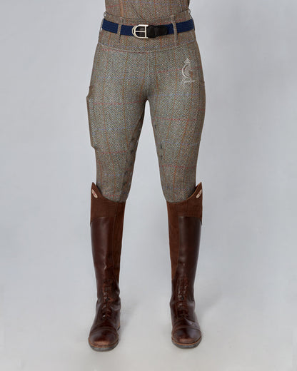 ALL-SEASON Tweed Effect Riding Leggings - Full Grip