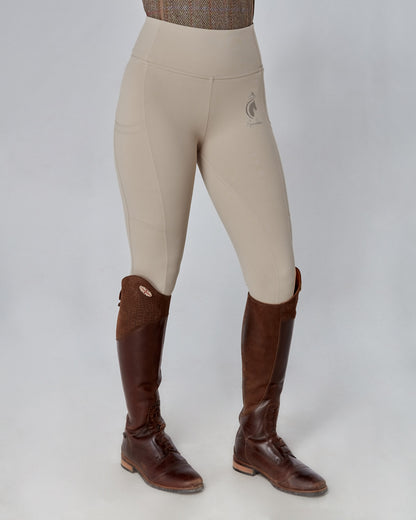 ORIGINALS Competition Beige Riding Leggings - No grip - HUNTER BEIGE