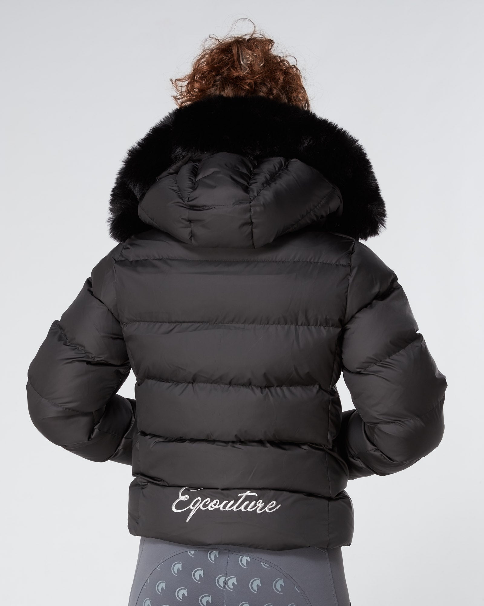 Exclusive Short Black Puffer Coat 3.0 / Jacket - Detachable Hood & Faux Fur