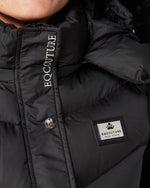 Load image into Gallery viewer, Exclusive Short Black Puffer Coat 3.0 / Jacket - Detachable Hood &amp; Faux Fur
