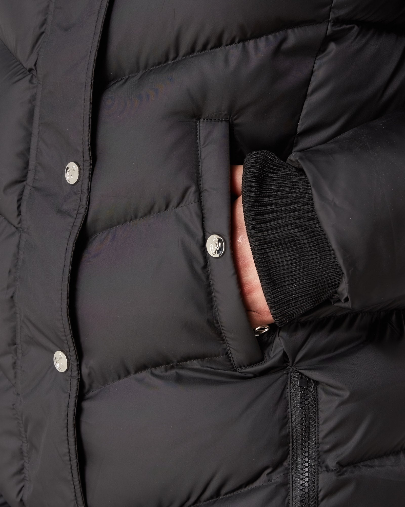 Exclusive Long Black Puffer Coat / Jacket 3.0 - Detachable Fur & Hood