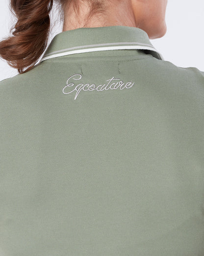Sleeveless Polo Shirt - SAGE GREEN