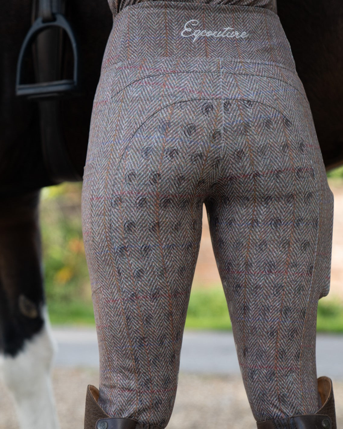 ALL-SEASON Tweed Effect Riding Leggings - Full Grip