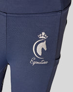 Load image into Gallery viewer, Kids / Children’s Navy Riding Leggings with Pockets - NAVY
