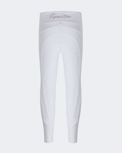 Kids / Children’s Competition Riding Leggings - WHITE