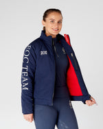 Load image into Gallery viewer, Team Equestrian Horse Riding Jacket Fleece Lined - Navy

