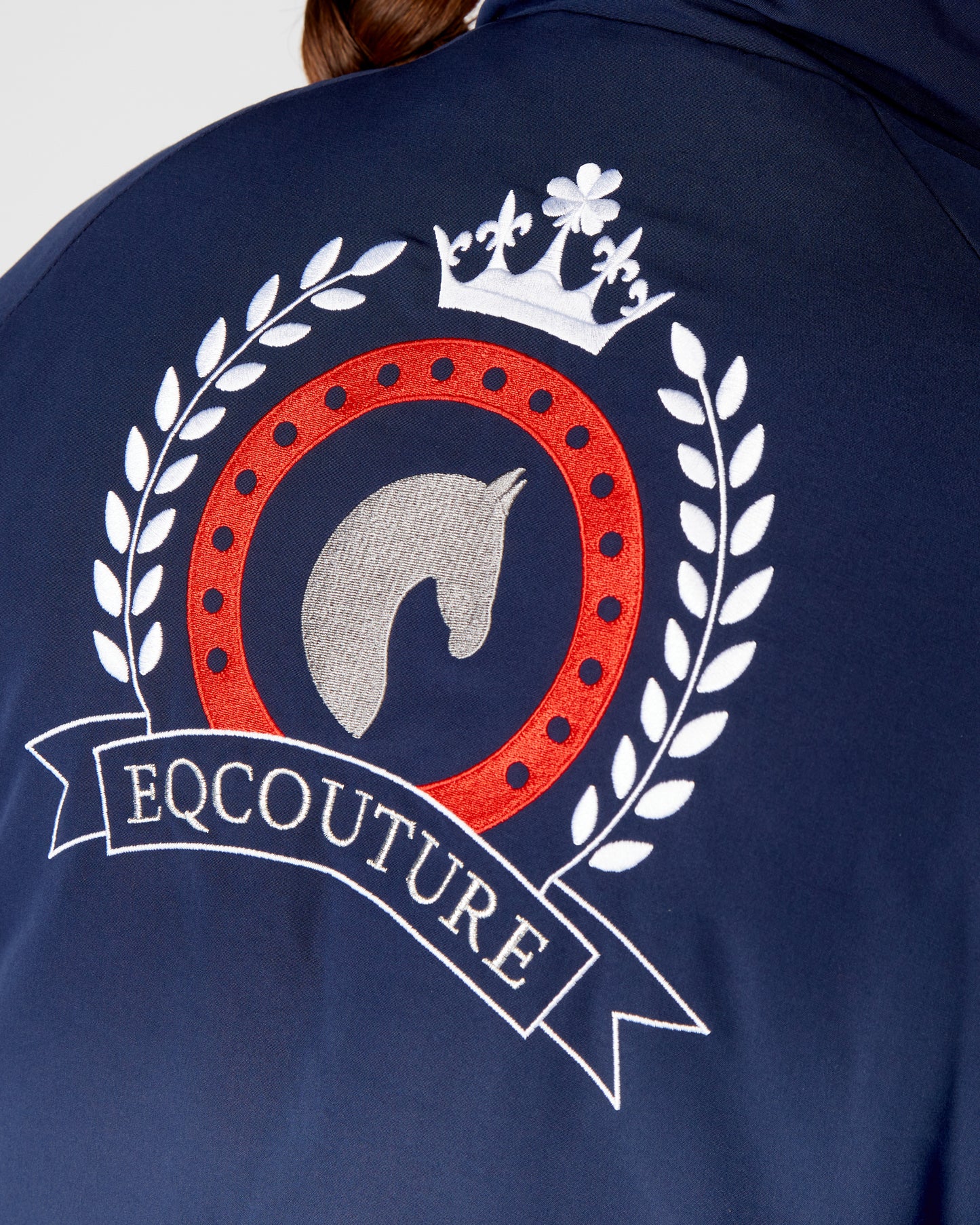 Team Equestrian Horse Riding Jacket Fleece Lined - Navy