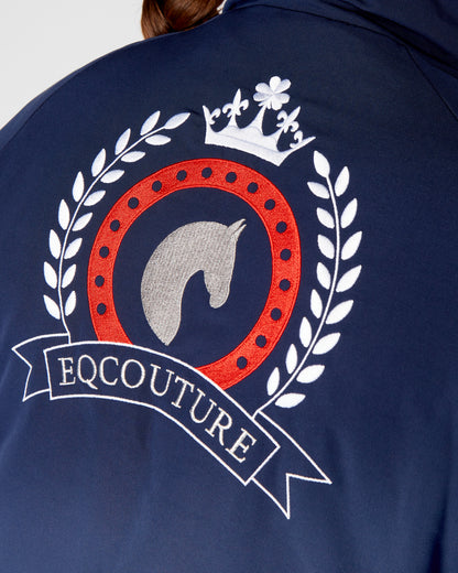 Team Equestrian Horse Riding Jacket Fleece Lined - Navy