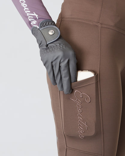SmartGrip Horse Riding Gloves - GREY