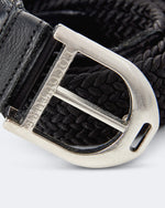 Load image into Gallery viewer, Elasticated Braided Stirrup Belt - BLACK
