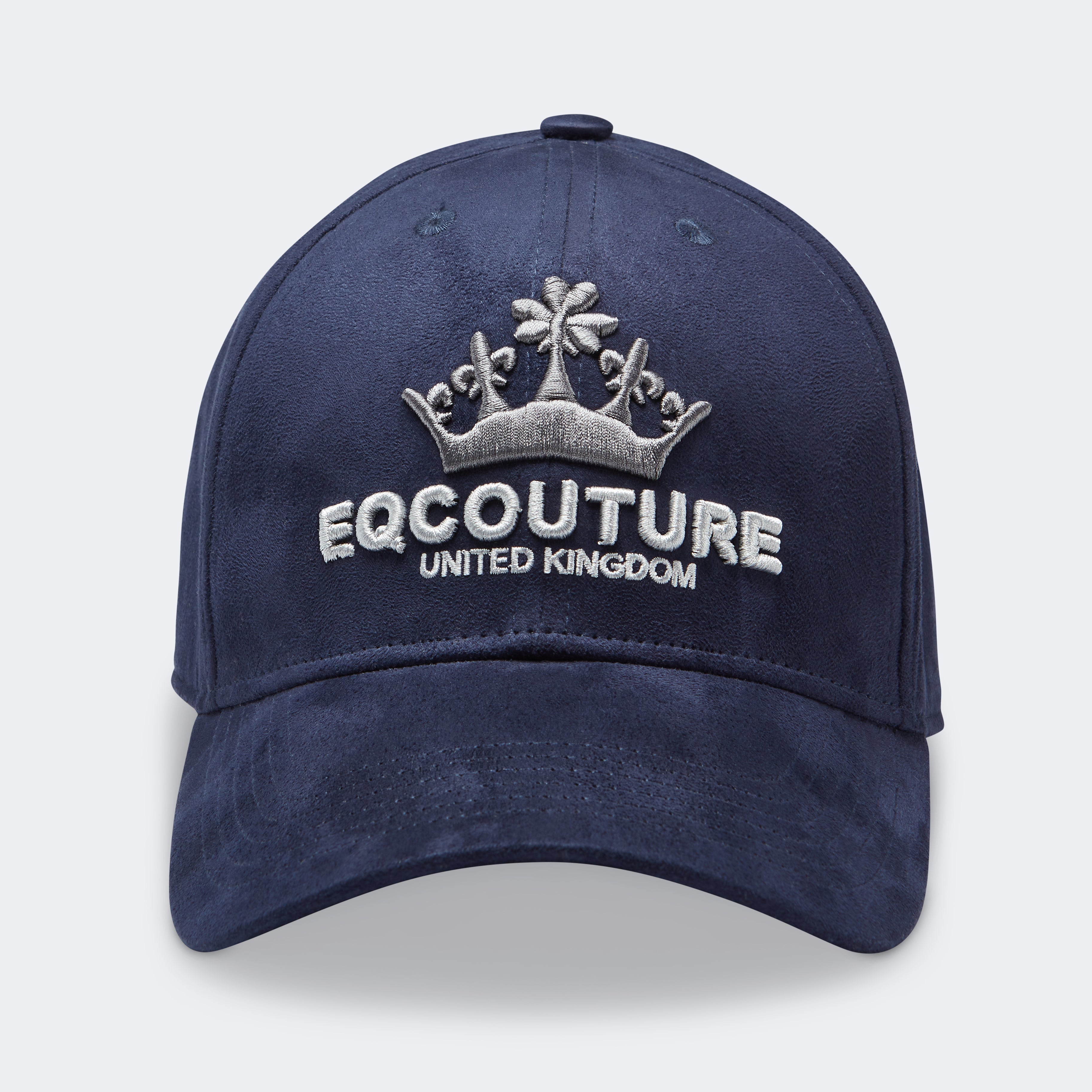 Exclusive Cap Hat Royale Navy Suede Eqcouture