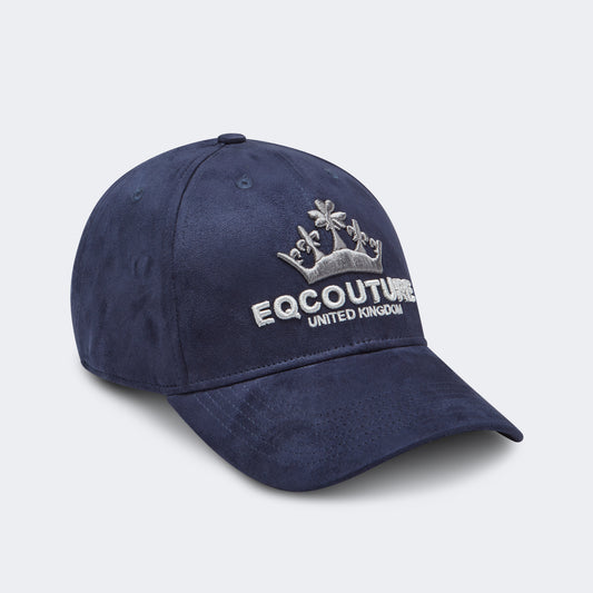 Exclusive Cap / Hat 'Royale' - Navy Suede