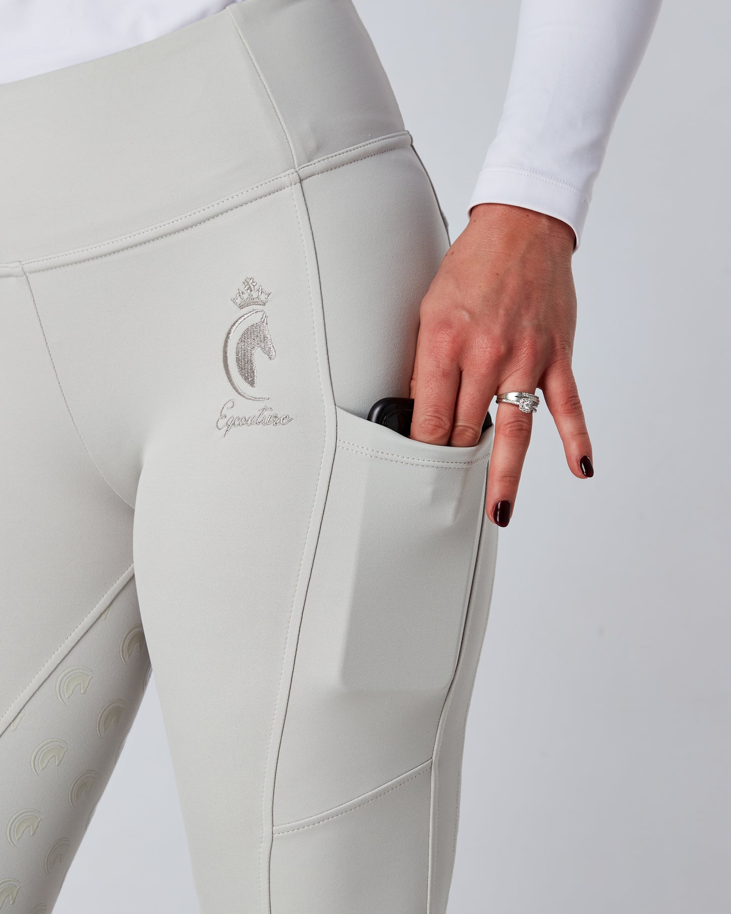 ORIGINALS Competition Full Seat Riding Leggings / Tights - PLATINUM