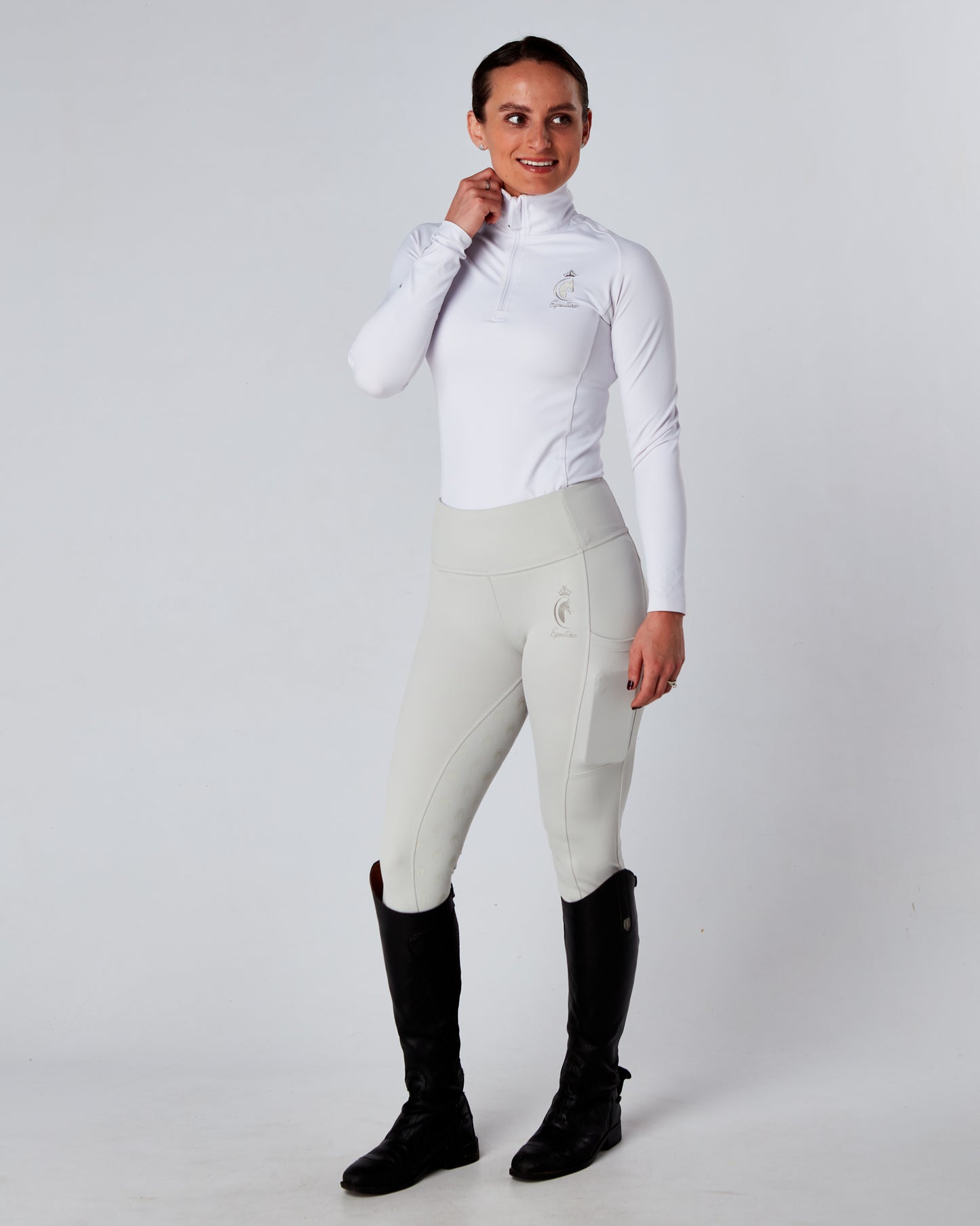 ORIGINALS Competition Full Seat Riding Leggings / Tights - PLATINUM
