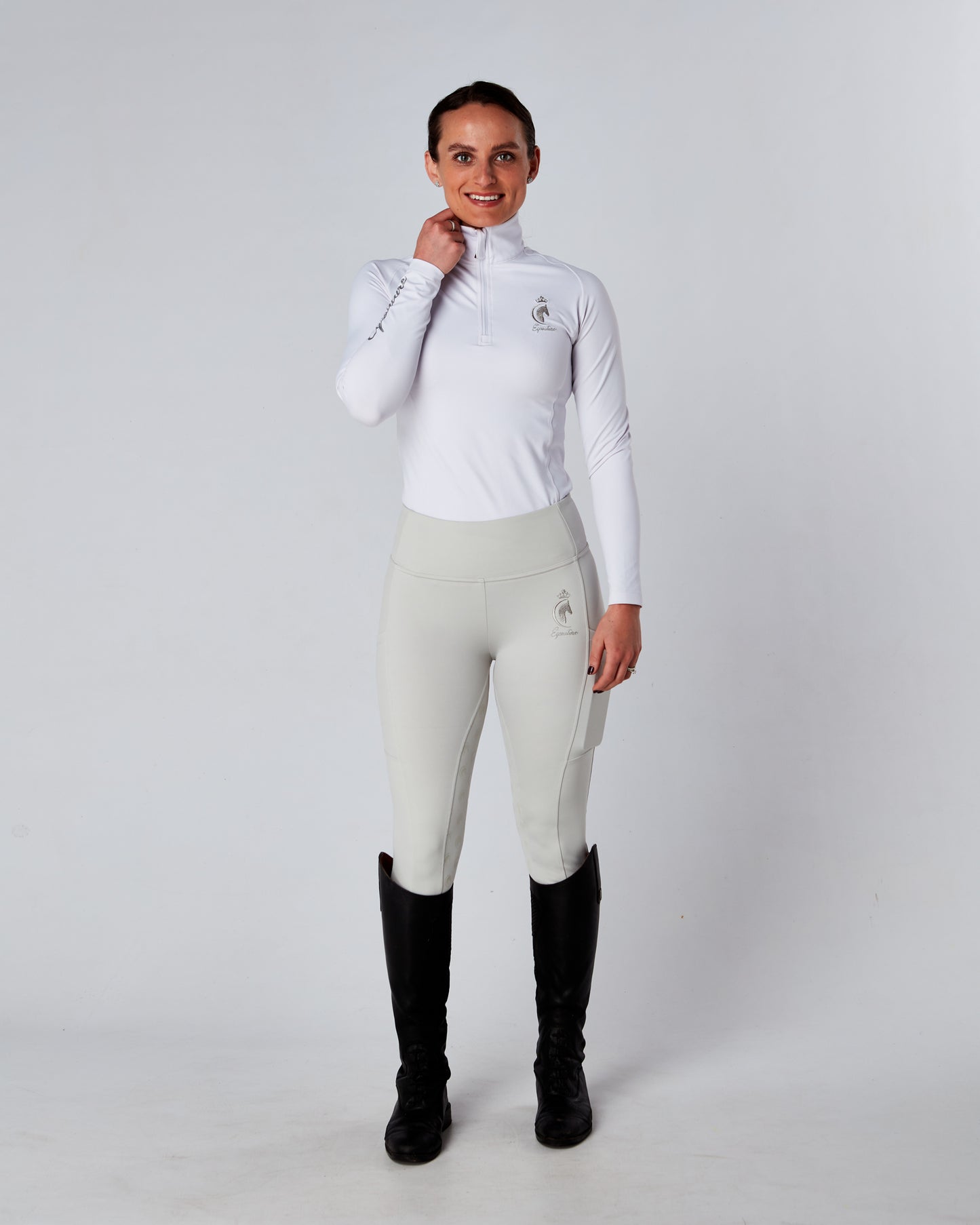 ORIGINALS Competition Full Seat Riding Leggings / Tights - PLATINUM
