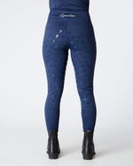 Load image into Gallery viewer, Navy Horse Riding Tights / Leggings with phone pockets  - NAVY
