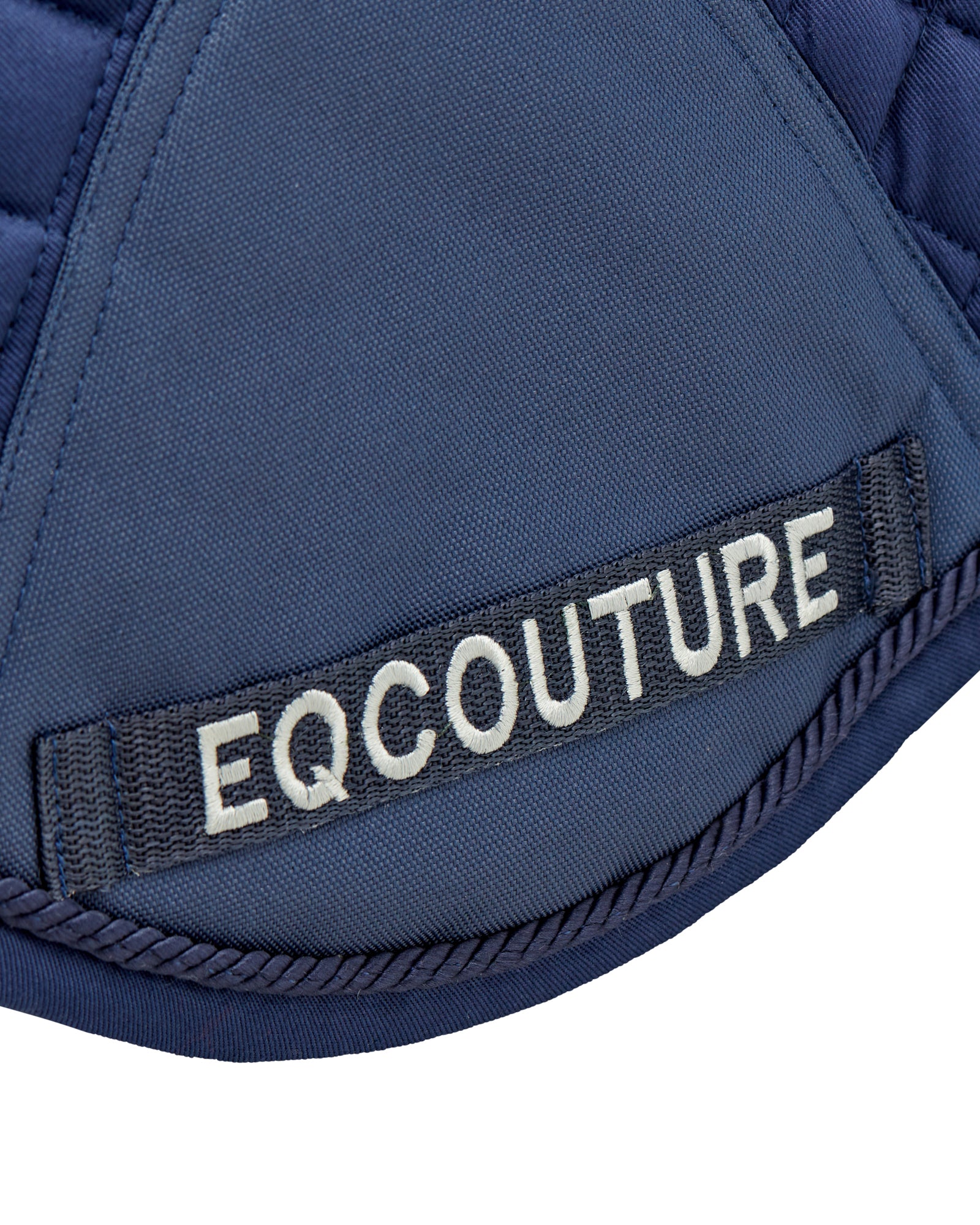 Equestrian Navy quilted jumping saddle pad/numnahs.